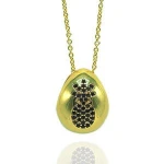 Trending hot fashion design plated custom layered necklace zircon necklace set jewelry accessories