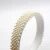 Import Trendy Pearl Design Hairband for Women White Padded Crown Headband Girls Headwear Headdress Wedding Hair Accessories from China