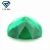 Import Trillion Green nano gems artificial synthetic emerald gemstone  high temperature resistant wax mosaic cone triangle from China