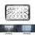 Import Truck Light System 4x6 inch DOT Approved HeadLamp Square 5&#39;&#39; 60W Led Work Hi/Lo beam Light For Ford Mustang from China