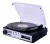 Import Turntable player Turntable Wooden BT speaker gramophone record player with cassette from China