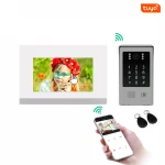 Tuya IP system video door phone smart intercom system with ID card and code access control