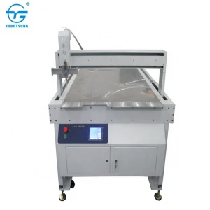 Two tables adhesive glue potting machine for keyboard