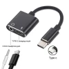 Type-C to 3.5mm Jack AUX Audio Headphone USB-C Charging Adapter Splitter Cable 2 in 1 Digital Audio Charger