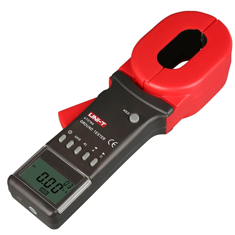 U-NIT UT278A Earth Ground Resistance Clamp Meter 0-1200 ohm Leakage Current Tester 0-30A 2in1 RS232