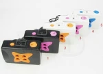 Ultra popular High Quantity Ultra compact Lomo Robot 4 lens Action 35MM Toy Film Camera