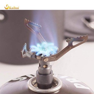 Ultralight Titanium Gas Stove for Backpacking ,Camping ,Hiking and Bike Travel.