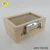 Import Unfinished Wooden Suitcase Money Bank with Glass Window and Handle from China