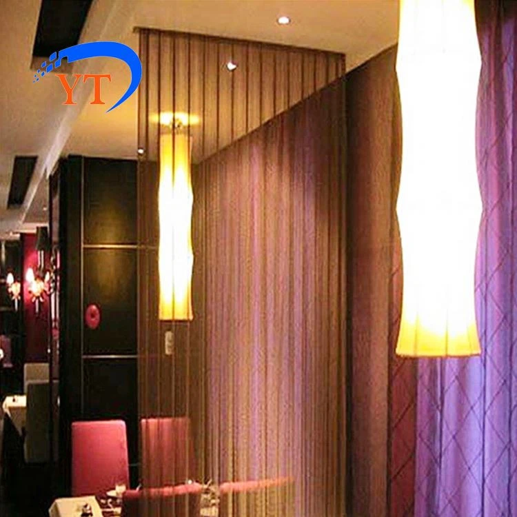 Unique Modern Style Hanging Metal Aluminum Chain Link Curtain