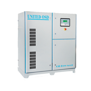 United 16.5 kW 8 bar 10 bar Oil-free Scroll Air Compressor for electric bus braking system