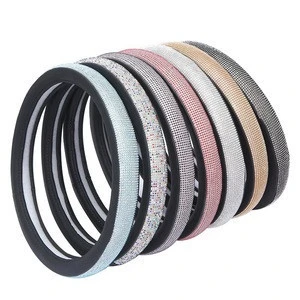 Universal Odorless Eco Auto Car Steering Wheel Cover Hot Sale New Fashion Crystal Steering Wheel Cover