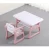 Updated home children furniture double kid character study table and chair set
