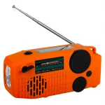 Upgrade Portable Solar Emergency Weather Radio Hand Crank AM/FM NOAA Survival Radios with LED Flashlight