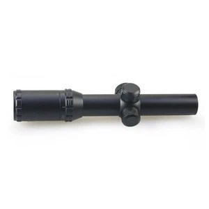 USA Hot Sale 1-4x24RG Sniper riflescope Air Gun Weapons Airgun Scope 1/2&quot;  adjust DND Etched Glass Reticle 11 Illumination FM