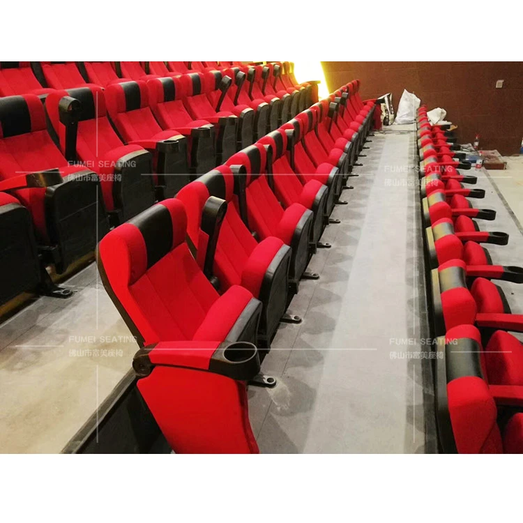 Used Folding Movie Theater Seats,wholesale fabric professional theater seats wooden armrests,cinema seats theater chair