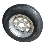 Utility outdoor lockable galvanized box trailer 185R14 tire with aluminum wheel