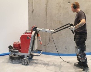 vacuum cleaner polisher concrete floor vibration grinder
