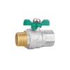 Valogin 1/4 - 1 Inch Butterfly Handle in Aluminum Ball Valve Price List