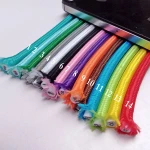 VDE Standard H03RT-H Textile Braided Rubber Cable For Electric Irons
