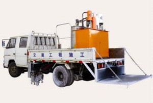 Vehicle Truck Mounted Cold Spray Road Marking Machine