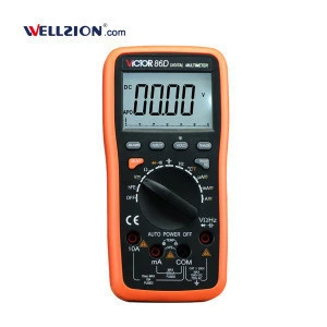 VICTOR86D,Max.6000 Reading Digital Multimeter with RS232 Interface