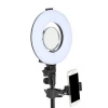 video lamp 8&#39; dimmable 3200-5600k photography led ring light kit with carry bag
