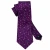 Import Vintage Floral Violette Cravate in Soie Homme et Pochette from China