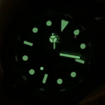 Vintage Watch 1960 Automatic Mens 40mm NH35 Movement Green Luminous Acrylic Mirror Stainless Steel Case Retro Gmt Design w Box