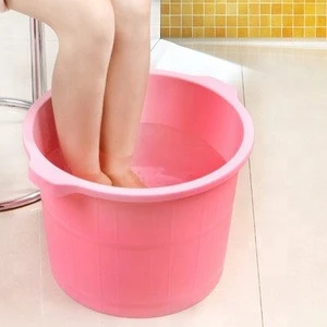 VOZVO Large Foot Bath Spa Tub - Thick Sturdy Plastic Foot Basin for Pedicure, Detox and Massage