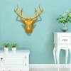 Wall art decor 3D Pear David&#39;s Deer Head Animal Home Decor Living Room Decor DIY Paper Craft Model Party Gift