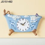 Wall clock bathtub design