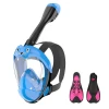 WASPO Full Face Snorkel Mask Swimming Mask With Diving Fins Set