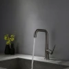 water hot and cold faucet mixer basin square cloakroom bathroom sink taps