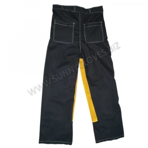 welding safety pant / split leather welders pant / leather safety trouser