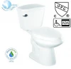 White 1.28-GPF (4.85-LPF) 12 Rough-In cUPC WaterSense HET Elongated Two-Piece ADA Height Toilet SA-2189
