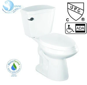 White 1.28-GPF (4.85-LPF) 12 Rough-In cUPC WaterSense HET Elongated Two-Piece ADA Height Toilet SA-2189