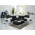 Import White and black leather sofa set designs living room furniture from China