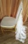 Import White chiffon ruffled wedding chair cover for chiavari for wedding decoration from China