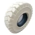 Import white color industrial tire 18x7-8 forklift solid tire 18*7-8 rear wheel tire from China