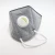 Import White Color Kn95/Ffp2 Face Masks with a Breathing Valve from China
