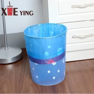 White Flat Garbage Plastic Bag Large Trash Plastic Bag Kitchen Bag on Roll