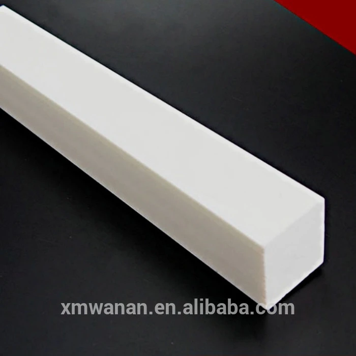 White plastic PMMA Acrylic rod square shape