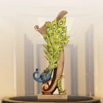 Whole Sale Wedding Home Decoration Chinese Style Modern Peacock Resin Flower Vase