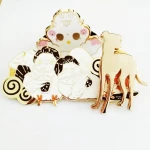 Wholes custom metal craft soft enamel lapel pins badges