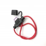 Wholesale 14 Gauge Fuse Holder ATC/ATO in-Line Automotive waterproof cover Blade Fuse Holder