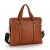 Import Wholesale 2020 new design fashion style Brown  briefcase leather business bag for men from China