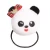 Import Wholesale Baby Girl Elastic Hair Bands Cute Panda Accessories Hair Ties Kids Girls Ponytail Holder from China