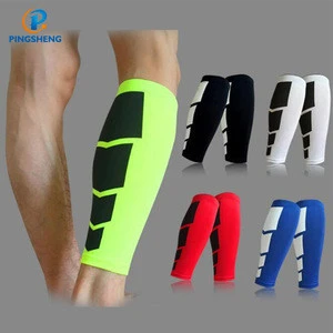 Wholesale Best Professional Soccer Sleeve Stay Long Anti Slip Sport Logo Elastic Football Shin Guards