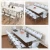 Import Wholesale cheap rental hotel restaurant dining catering white HDPE 6ft round retangular plastic folding table for wedding event from China