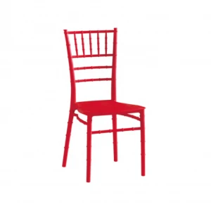 Wholesale China Modern Cheap Bulk Beige Stacking Tiffany Chiavari Chair PP Plastic Restaurant White Dining Chairs